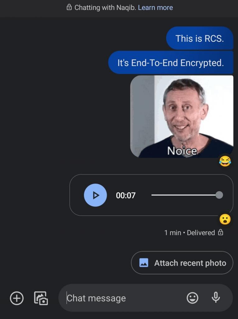 rcs messaging