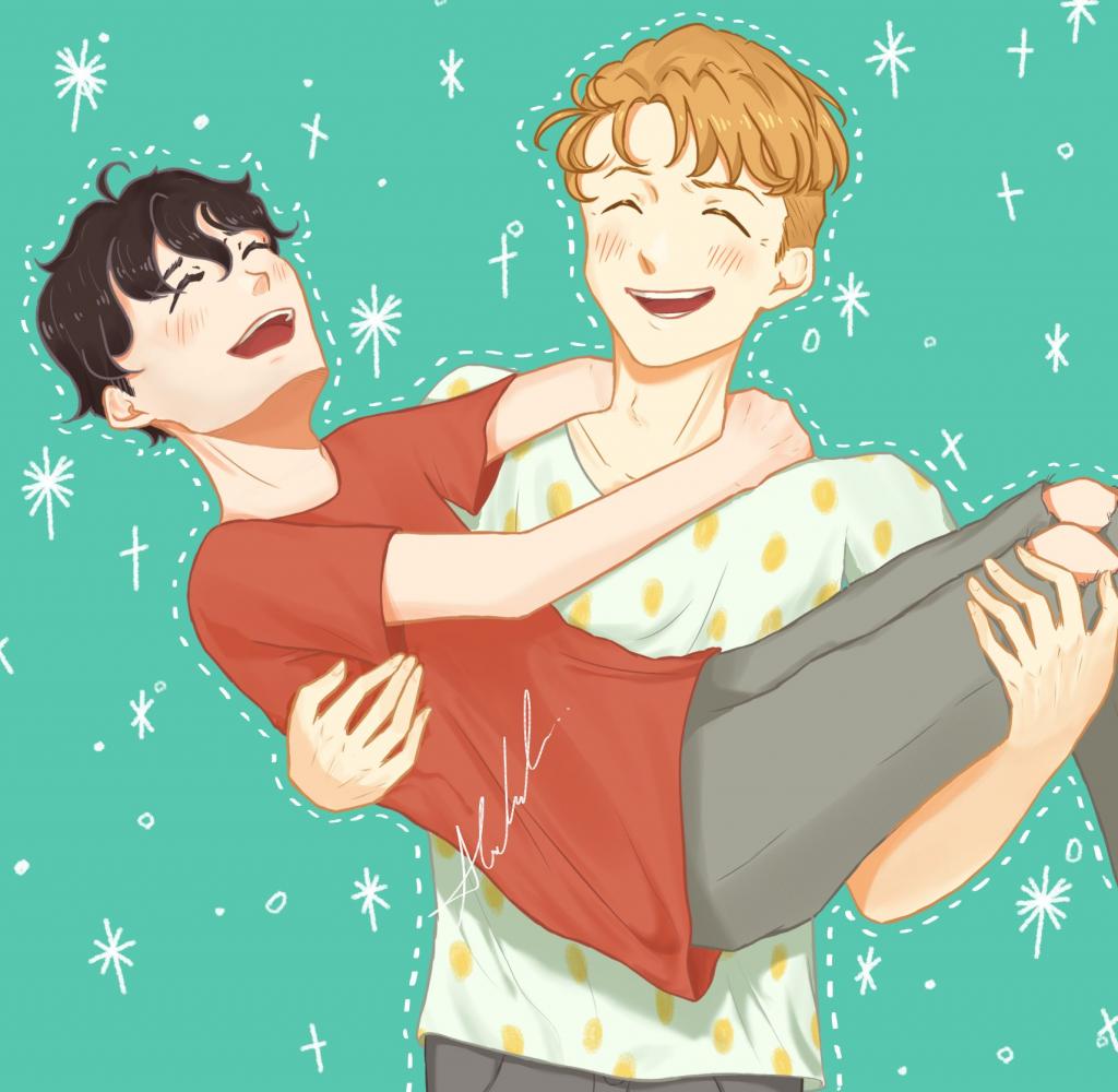 nick and charlie from heartstopper