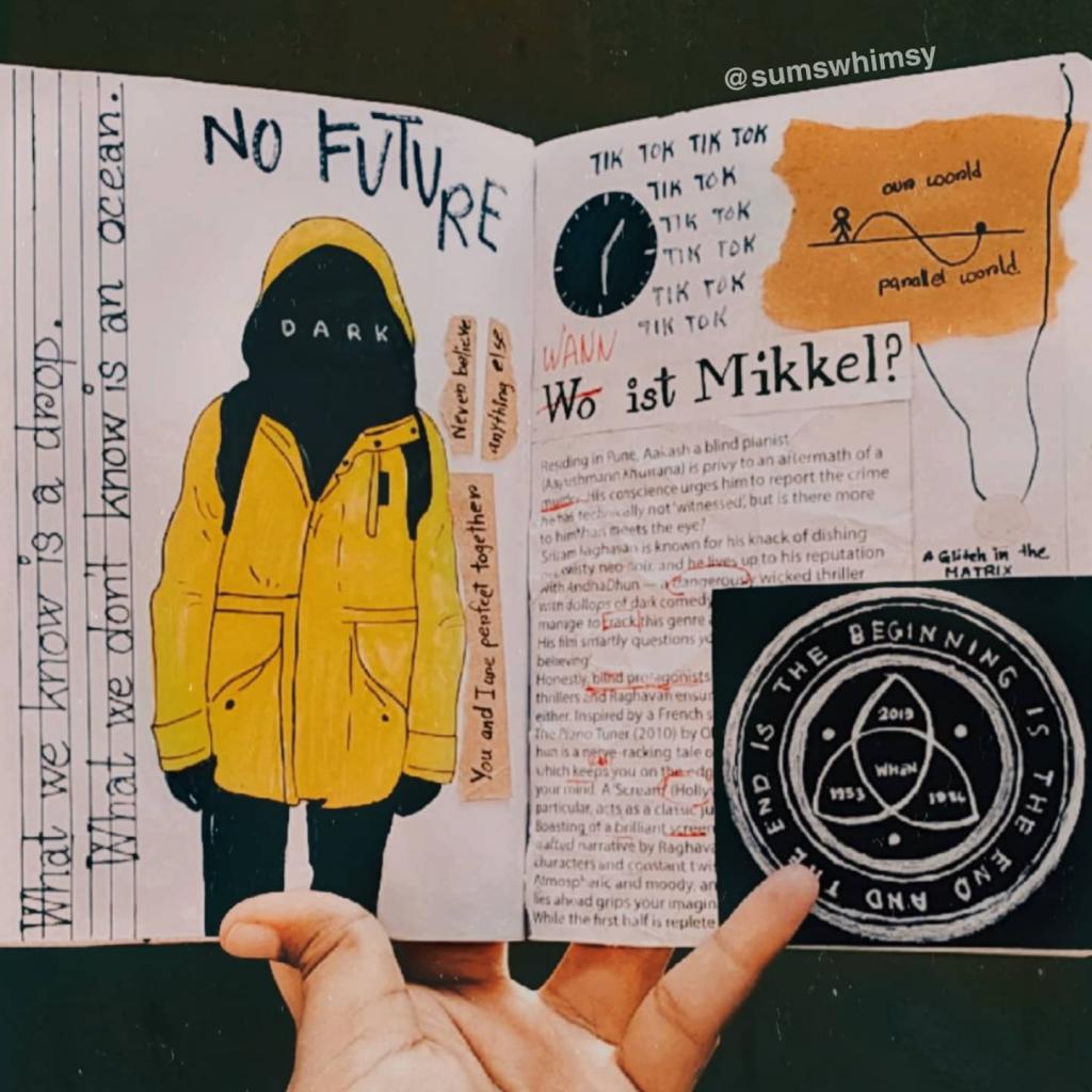 TV Shows in Art Journal Entries