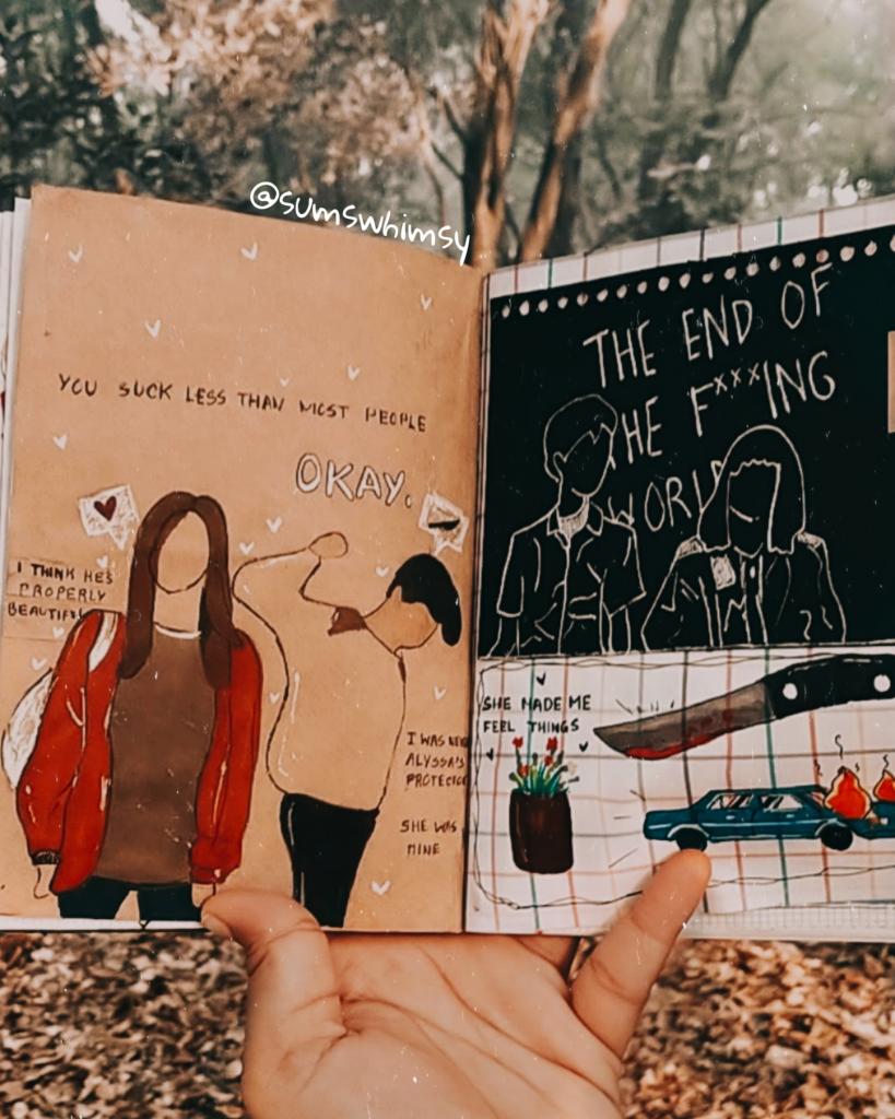 TV Shows in Art Journal Entries